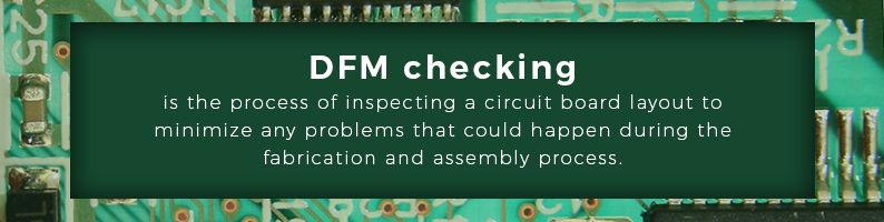 pcb dfm checking