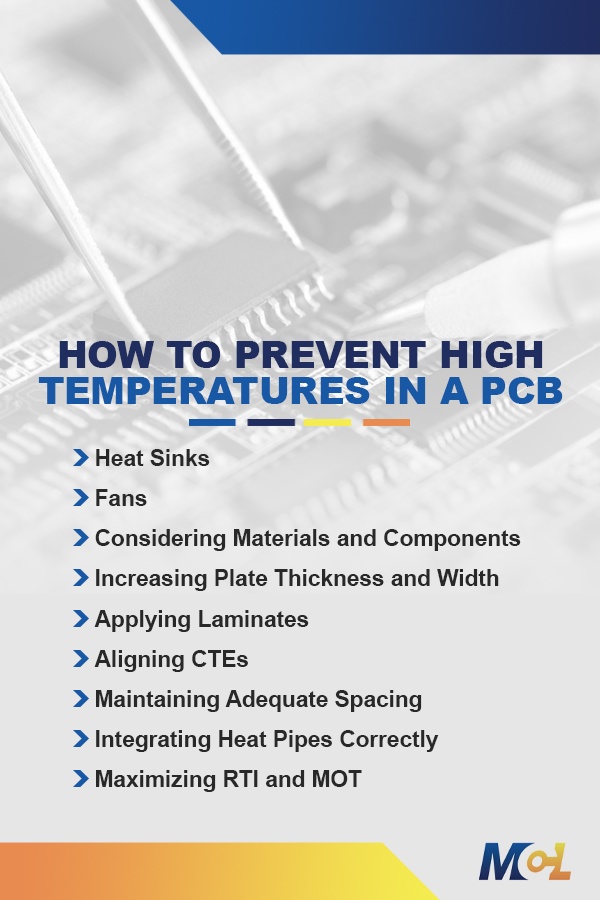 How to Prevent High Temperatures in a PCB